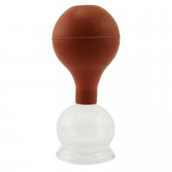 Szklana bańka próżniowa z gruszką - 4 cm