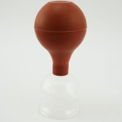 Szklana bańka próżniowa z gruszką - 4 cm