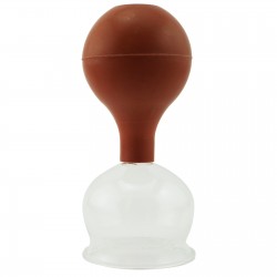 Szklana bańka próżniowa z gruszką - 5 cm