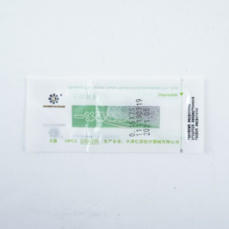 0,16 x 7 mm - pak. po 10 szt. z prowadnicą - igły do akupunktury