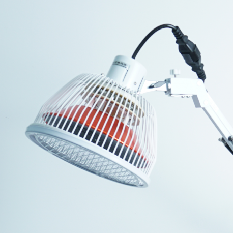 Lampa lecznicza TDP na poczerwień z zegarem mechanicznym