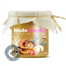 MedoComplex - Miód + Agaricus + Cordyceps + Reishi + Shiitake - MycoMedica