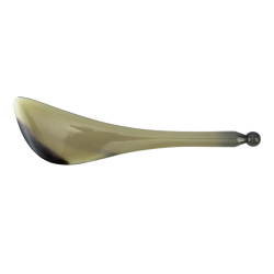 Płytka do Gua Sha z rogu bawolego - z końcówką diagnostyczną