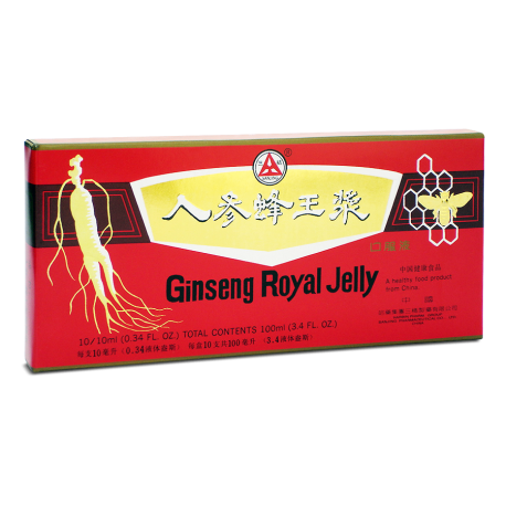 Żeń-szeń i mleczko pszczele - Royal Jelly - 10 ampułek