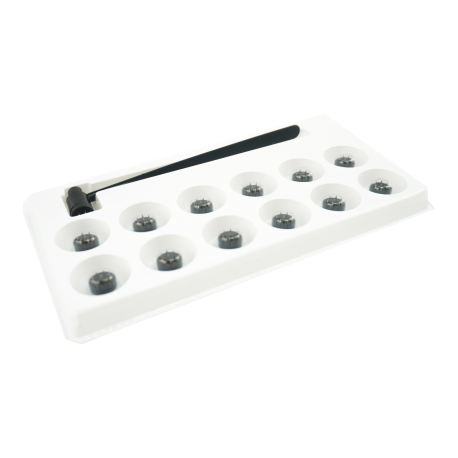 Igła Kwiat Śliwy – z 13 wymiennymi końcówkami – 17 cm