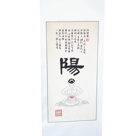 Plakat - Chiński znak Yang - 50 x 134 cm