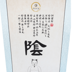 Plakat - Chiński znak Yin - 50 x 134 cm