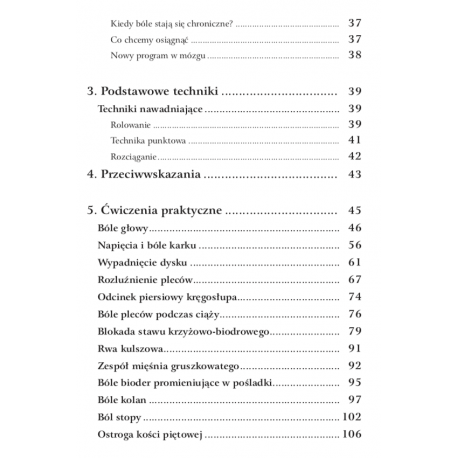 Samodzielne usuwanie bólu