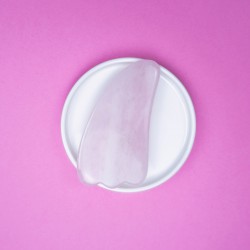 Kamień Gua Sha z kwarcu do masażu twarzy - różne kształty - outlet