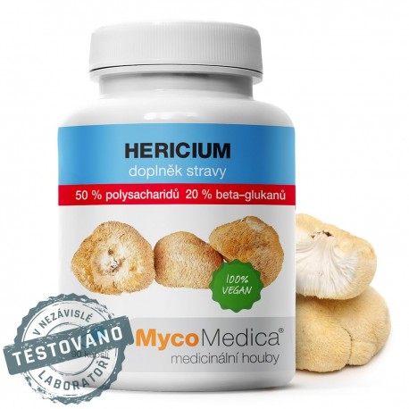 Grzyb Hericium 50% Suplement diety - MycoMedica
