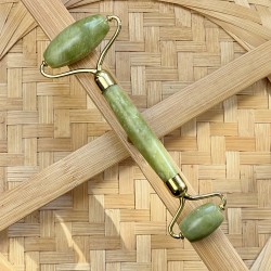 Roller do twarzy - wałek jadeitowy do masażu - Wschód - dwustronny