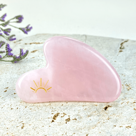 Kamień Gua Sha z kwarcu - Muszla - Wschód
