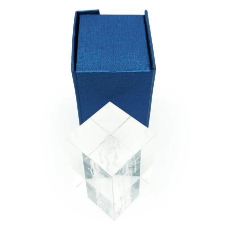 Model szkieletu 3D w szkle - 10 cm - ZYTH