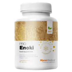 Enoki PRO - 30% beta 1,3/1,6 D glukanów - Suplement diety - MycoMedica