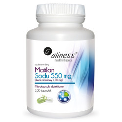 Maślan sodu 550 mg - Aliness- 100 kapsułek