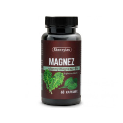 Magnez 4 formy - szpinak, jarmuż - Skoczylas - 60 kapsułek